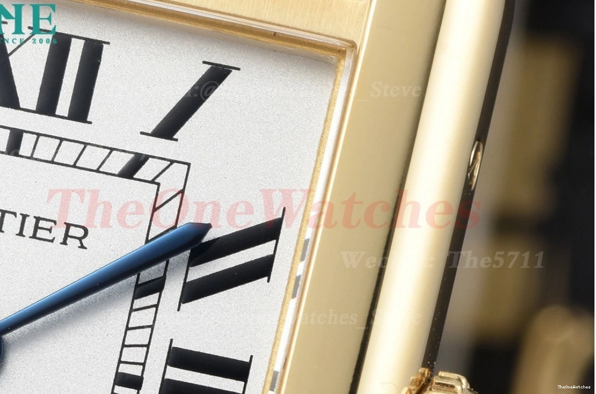 DRF Solo Dial White YG Tank Quartz 24.4mm LE 0301